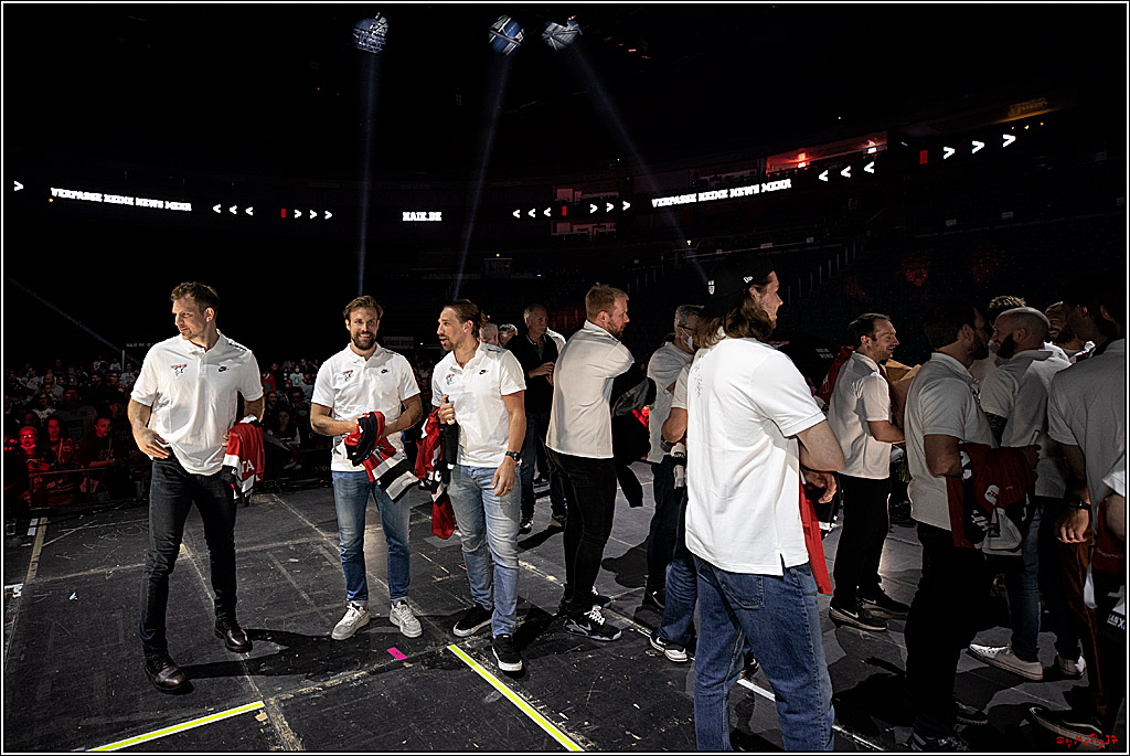 Koelner Haie Abschiedsfeier; Koeln, 22.04.2022